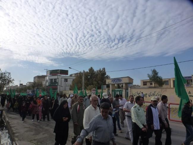 تصاویر راهپیمایی مرودشت