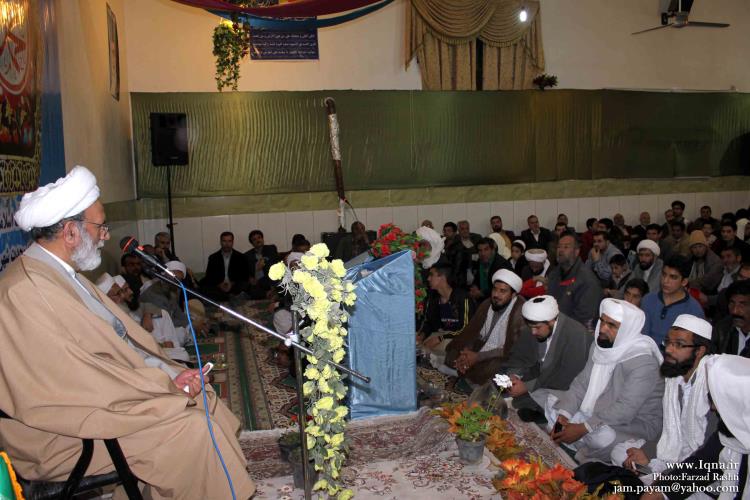 حجت الاسلام فرزانه در جشن بزرگ وحدت در تربت جام