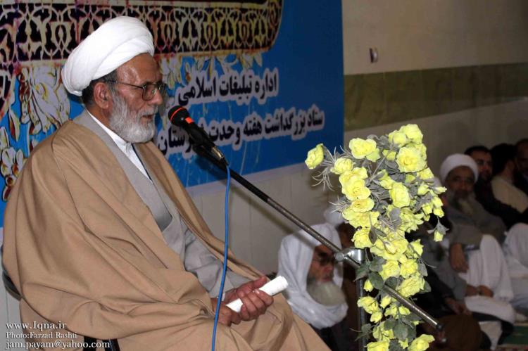 حجت الاسلام فرزانه در جشن بزرگ وحدت تربت جام
