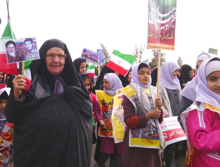 شهرستان خوشاب-سلطان آباد-راهپیمایی 22 یهمن سلطان آباد