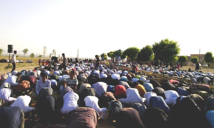 نماز عید فطر شهرستان خوشاب-سلطان آباد