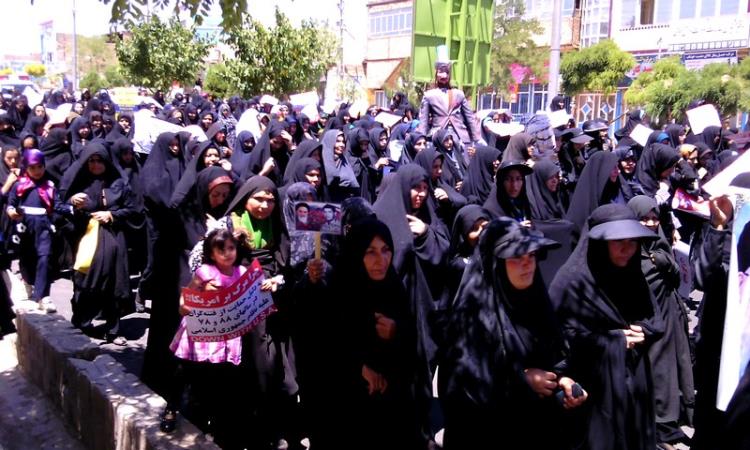 راهپیمایی روز قدس شهرستان خوشاب سلطان آباد