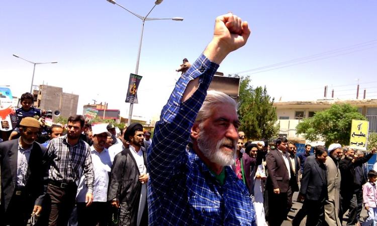 راهپیمایی روز قدس شهرستان خوشاب سلطان آباد