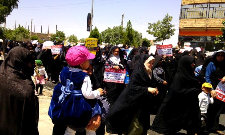 راهپیمایی روز قدس شهرستان خوشاب سلطان آباد