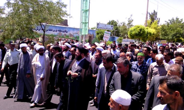 راهپیمایی روز قدس شهرستان خوشاب سلطان آباد