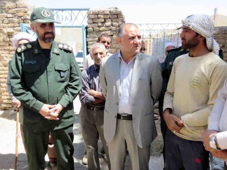 بازدید فرماندار از اردوی جهادی بسیج تربت جام