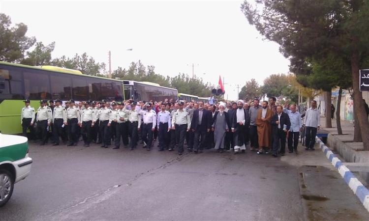 راهپیمایی مردم سبزوار در محکومیت تعرض صهیونیست ها به مسجد الاقصی