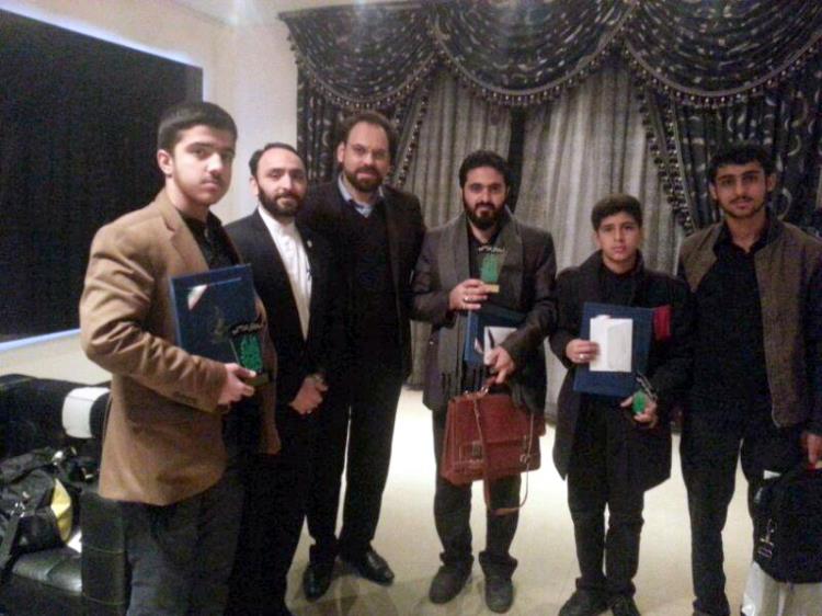 ایمان غلامی کسب مقام اول مداحی سوگواره نواها و اشعار آئینی تربت جام
