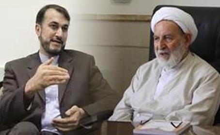دیدار حسین امیرعبداللهیان و آیت الله یزدی
